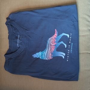 Size large life is good long sleeve tee shirt